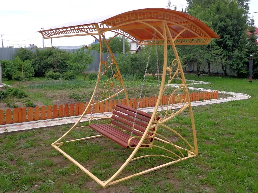 Кованая банкетка/скамейка 36