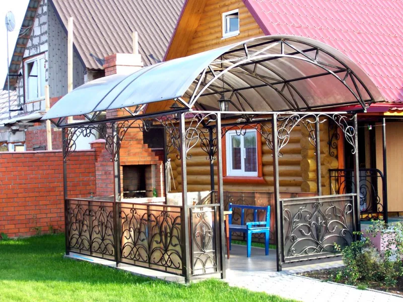 Портфолио кованые беседки