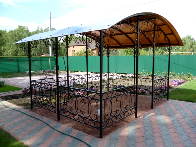 Портфолио кованые беседки