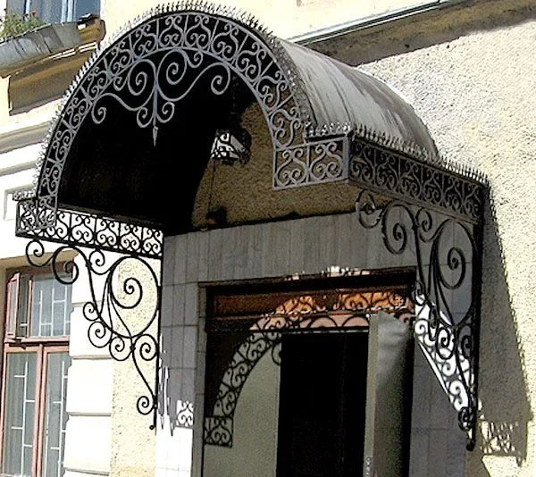 Кованые козырьки