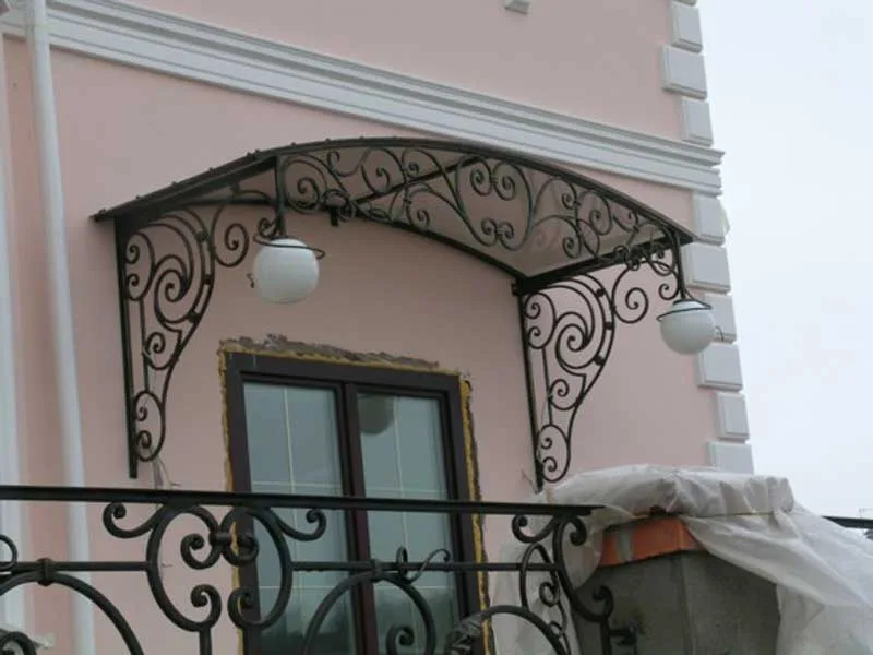 Кованые козырьки