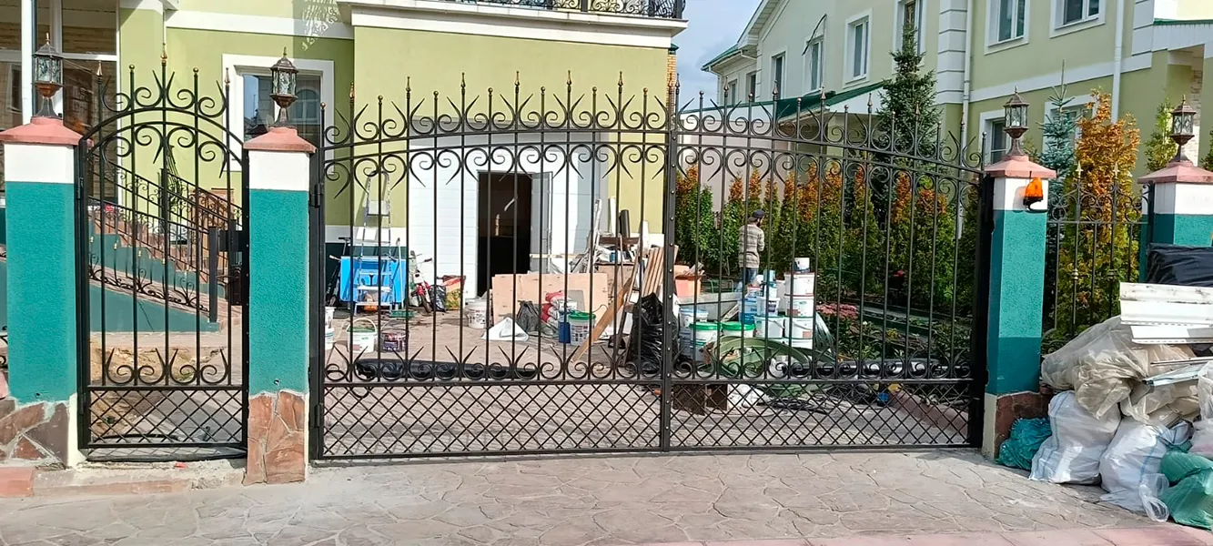 Кованые ворота Арт.ВХК-101